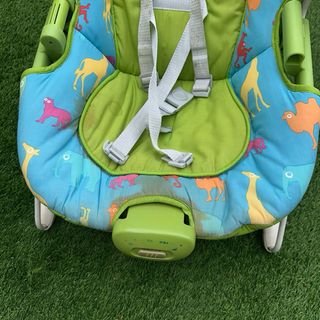 Hamaca para bebé con estampado de animales