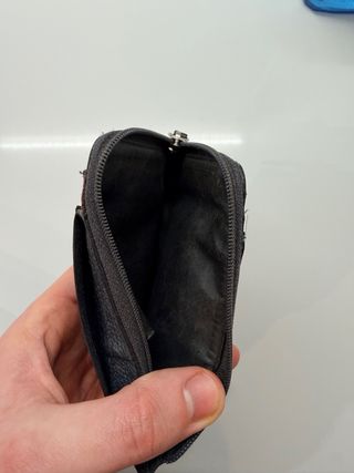 Portafoglio Piquadro Pelle Marrone Nero