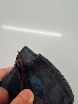 Portafoglio Piquadro Pelle Marrone Nero