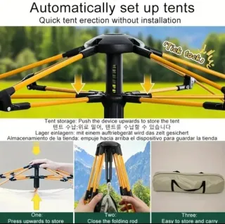 Tienda de campaña automática grande