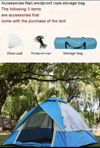 Tienda de campaña automática grande