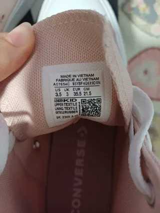 Converse All Star plataforma rosas