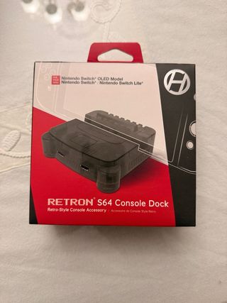 Dock Retron S64 per Nintendo Switch + adattatore