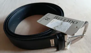 Cinturón Piel Vacuno Miguel Bellido Negro