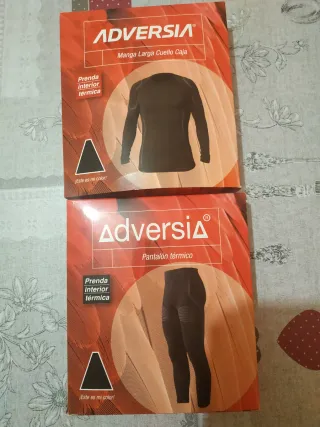 Conjunto térmico Adversia manga larga y pantalón