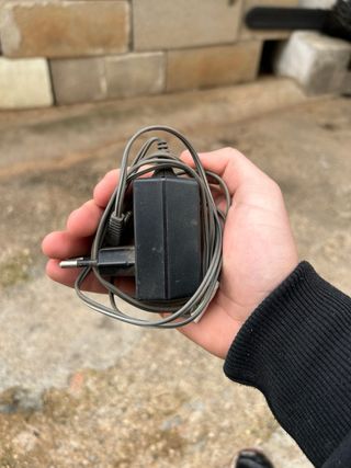 Teléfono fijo Panasonic rojo