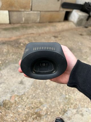 Teléfono fijo Panasonic rojo