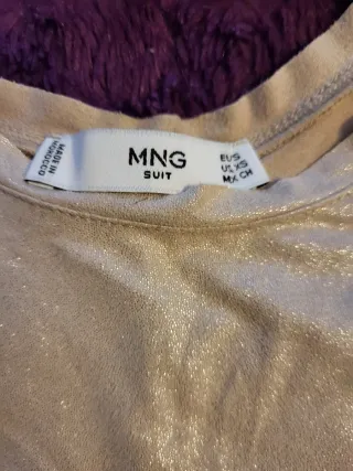 Top Mango Dorado Brillo