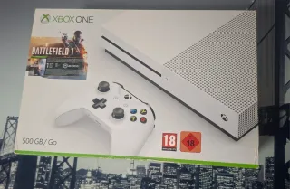 Xbox One S 500GB + Controller + Box