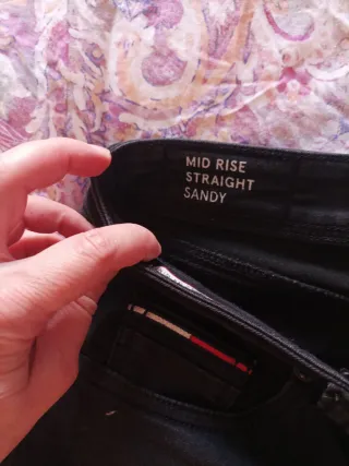 Vaqueros Tommy Hilfiger Negros Talla 34-27