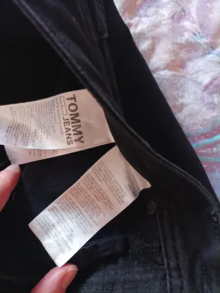 Vaqueros Tommy Hilfiger Negros Talla 34-27