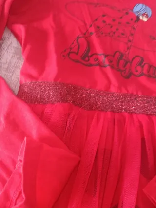 Vestido niña Ladybug Talla 5/6