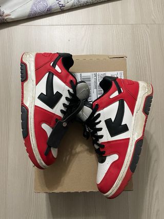 Scarpe Off White Rosse e Bianche