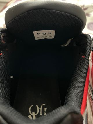 Scarpe Off White Rosse e Bianche