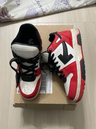 Scarpe Off White Rosse e Bianche