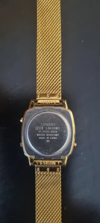 Reloj Casio Dorado Mujer