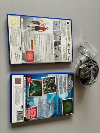 Juegos PS2: Kinetic y SpyToy+eye toy camara