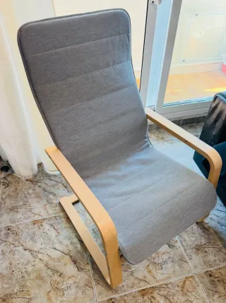 Hamaca interior tela y madera