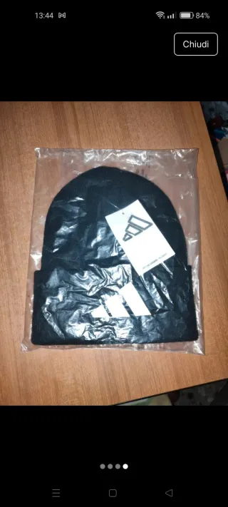 Berretto Adidas Lana Unisex Nero