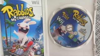 Lote 4 Juegos Wii: Rabbids, Ant Bully, Mario Strik