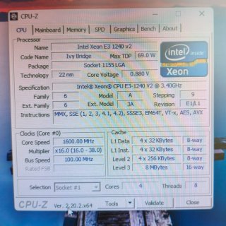 PC torre Xeon, 8 GB RAM, SSD