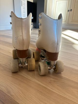 Patines profesionales blancos, talla 36