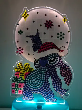 Lámpara LED Stitch Navideño Disney