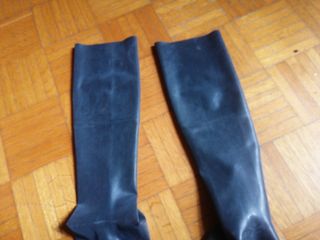 Stivali lunghi in gomma con dita