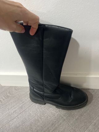 Botas altas negras talla 37