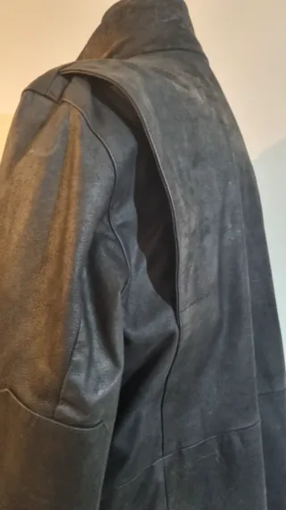 Chaqueta Barbour Bushman Cuero Negra