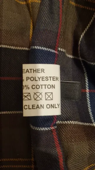 Chaqueta Barbour Bushman Cuero Negra