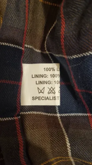 Chaqueta Barbour Bushman Cuero Negra