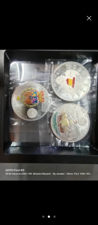 Moneda plata 30 euros covid