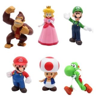 Pack Figuras Super Mario Bros