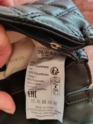 Bolso Cartera Guess Negro