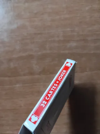 Carte da gioco Belote 32+jolly.