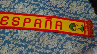 Bufanda España Mundial Brasil 2014
