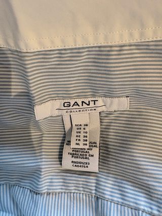 Pack de 3  Camisas GANT rayas azul/blanco Talla M
