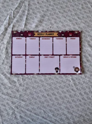 Planificador Semanal Harry Potter