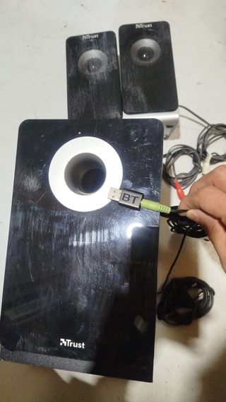 Altavoces Trust 2.1 Bluetooth Negro