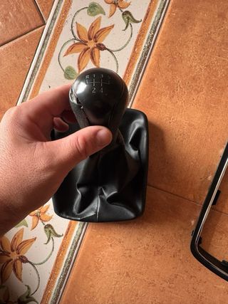 Funda y pomo palanca cambio Seat Leon original