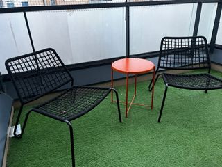 2 Sillones exterior JYSK ULLARED negro