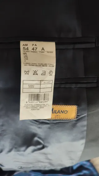 Traje Milano Azul Marino