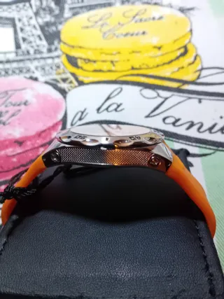 Orologio Cronoteck Sport Arancione Argento