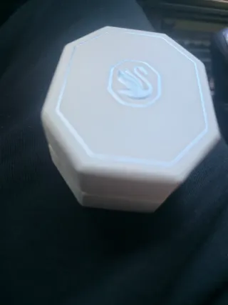 Anillo Oro Blanco Diamantes Swarovski