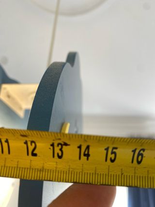 Lámpara infantil nube luna estrella madera