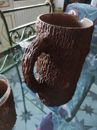 Set 3 Bicchieri + Caraffa Stile Country