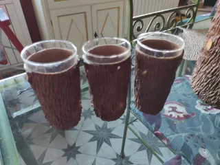 Set 3 Bicchieri + Caraffa Stile Country