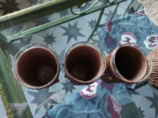 Set 3 Bicchieri + Caraffa Stile Country