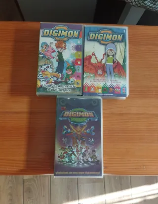 Lote 3 VHS Digimon